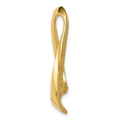 14k Polished Slide Fits up to 8mm Regular/10mm Fancy or Reversible Omega