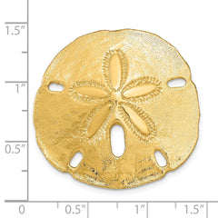 14K Fits Up To 8mm and 10mm Medium Sand Dollar Slide