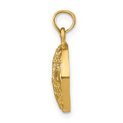 14k Polished Globe Pendant - 2