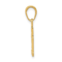 14k Cruise Ship Pendant - 2