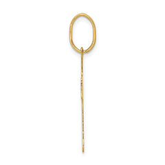 14k Polished Cross Charm - 3