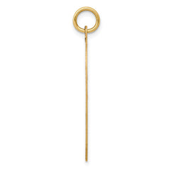14K 2 piece Heart Charm Set
