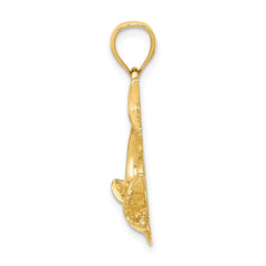 14K Shark Pendant - 2