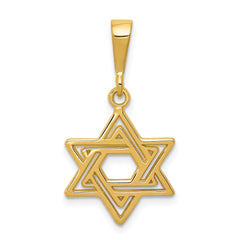 14K Star of David Charm