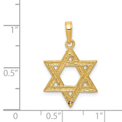 14k Star of David Pendant - 2