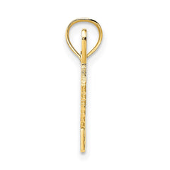 14K Polished and Textured SPECIAL Charm - 2