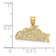 14k #1 GRANDPA Charm - 2