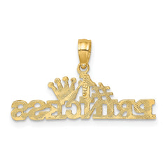 14K #1 PRINCESS Charm - 2