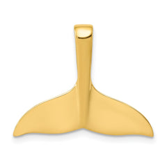14k Whale Tail Chain Slide - 2