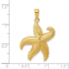 14K Starfish Pendant - 4
