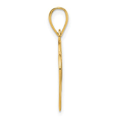 14k #15 Heart Pendant