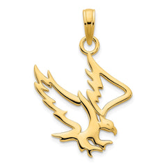 14k Eagle Pendant - 2