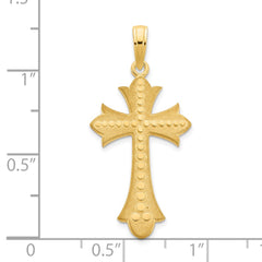 14k Cross Pendant - 16