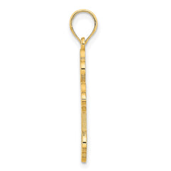 14k Cross Charm - 5