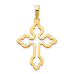 14k Cross Charm - 5