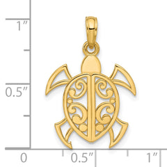 14k Fancy Pendant - 2