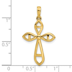 14k Fancy Cross Charm - 2