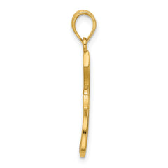 14k Fancy Cross Charm - 3