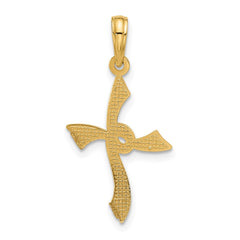 14k Fancy Cross Charm - 3