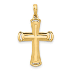 14k Fancy Cross Charm - 8