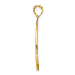 14K Polished Sailboat Charm - 3