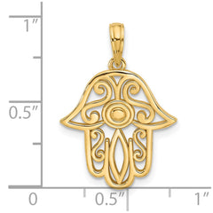 14KY Fancy Hamsa Charm
