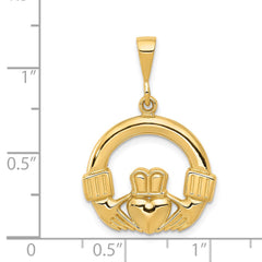 14k Claddagh Pendant - 4