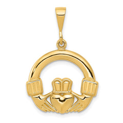 14k Claddagh Pendant - 4
