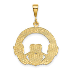 14k Claddagh Pendant - 5