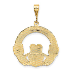 14k Claddagh Pendant - 3