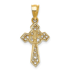 14k Celtic Cross Pendant - 18