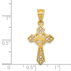 14k Celtic Cross Pendant - 18