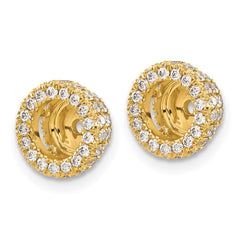 14k 5/8ct Diamond Earring Jackets