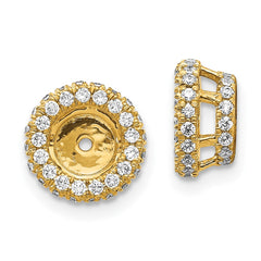 14k 5/8ct Diamond Earring Jackets