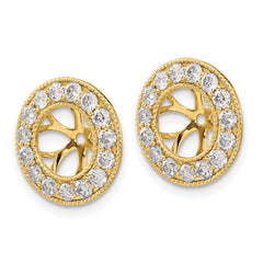 14k 1ct Diamond Earring Jackets