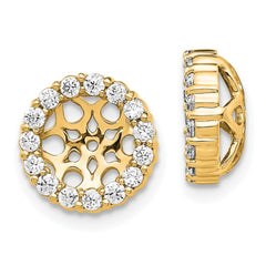 14k Diamond Earring Jackets - 2