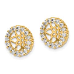 14k Diamond Earring Jackets - 4