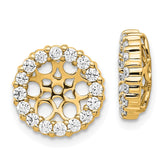 14k Diamond Earring Jackets - 4