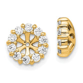 14k Diamond Earring Jackets - 11