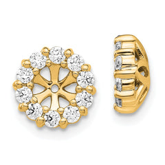 14k Diamond Earring Jackets - 11