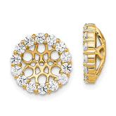 14k Diamond Earring Jackets