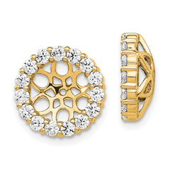 14k Diamond Earring Jackets - 9