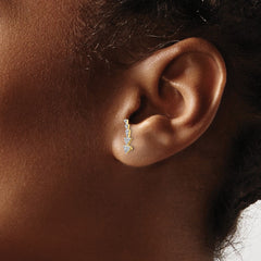 14k Diamond Ear Climber Earrings