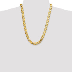 14k 12.0mm Flat Beveled Curb Chain - 2