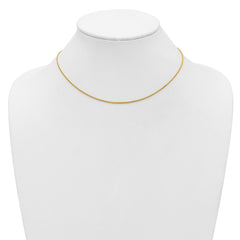 14K 16 inch .9mm Franco with Lobster Clasp Chain