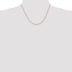 14K 18 inch .9mm Franco with Lobster Clasp Chain