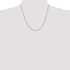 14K 20 inch .9mm Franco with Lobster Clasp Chain