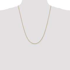 14K 24 inch .9mm Franco with Lobster Clasp Chain