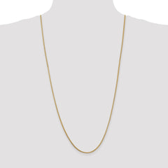 14K 30 inch 1.3mm Franco with Lobster Clasp Chain