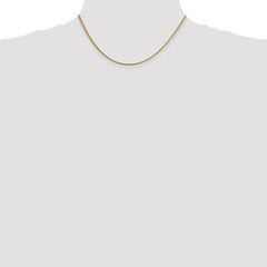 14K 16 inch 1.4mm Franco with Lobster Clasp Chain
